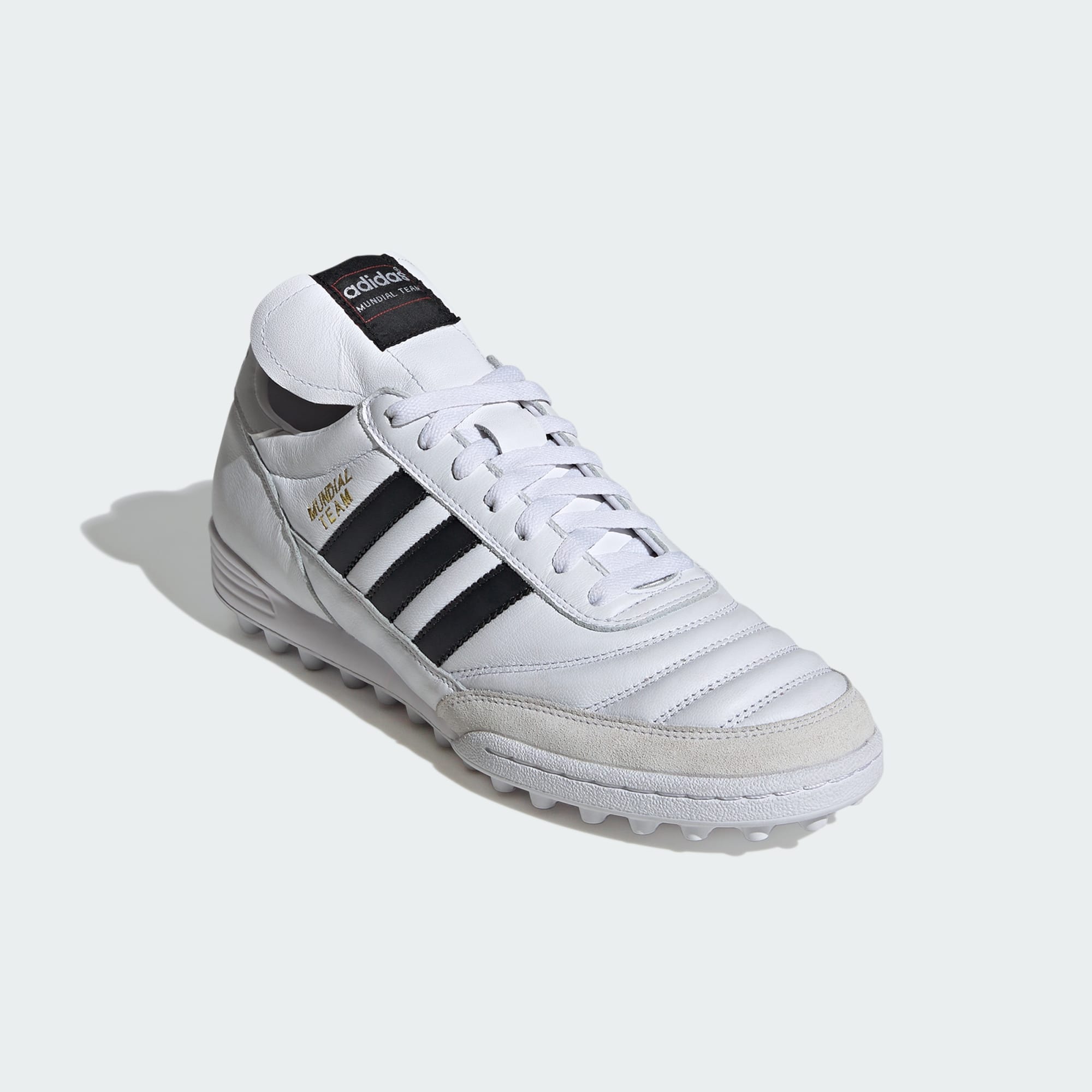 Adidas Mundial Team Turf Soccer Shoes - White/Black - ID4053-ADIDAS by adidas | Available at Niky's Sports