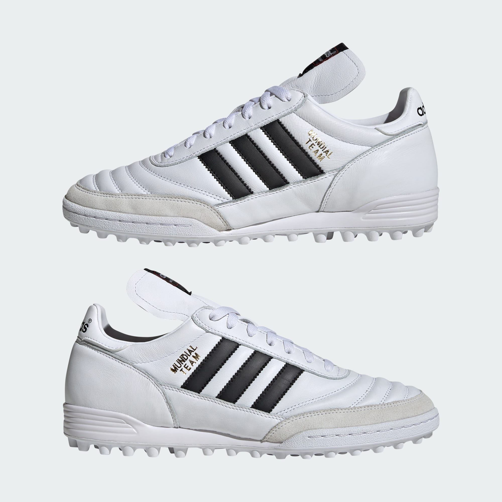 Adidas Mundial Team Turf Soccer Shoes - White/Black - ID4053-ADIDAS by adidas | Available at Niky's Sports