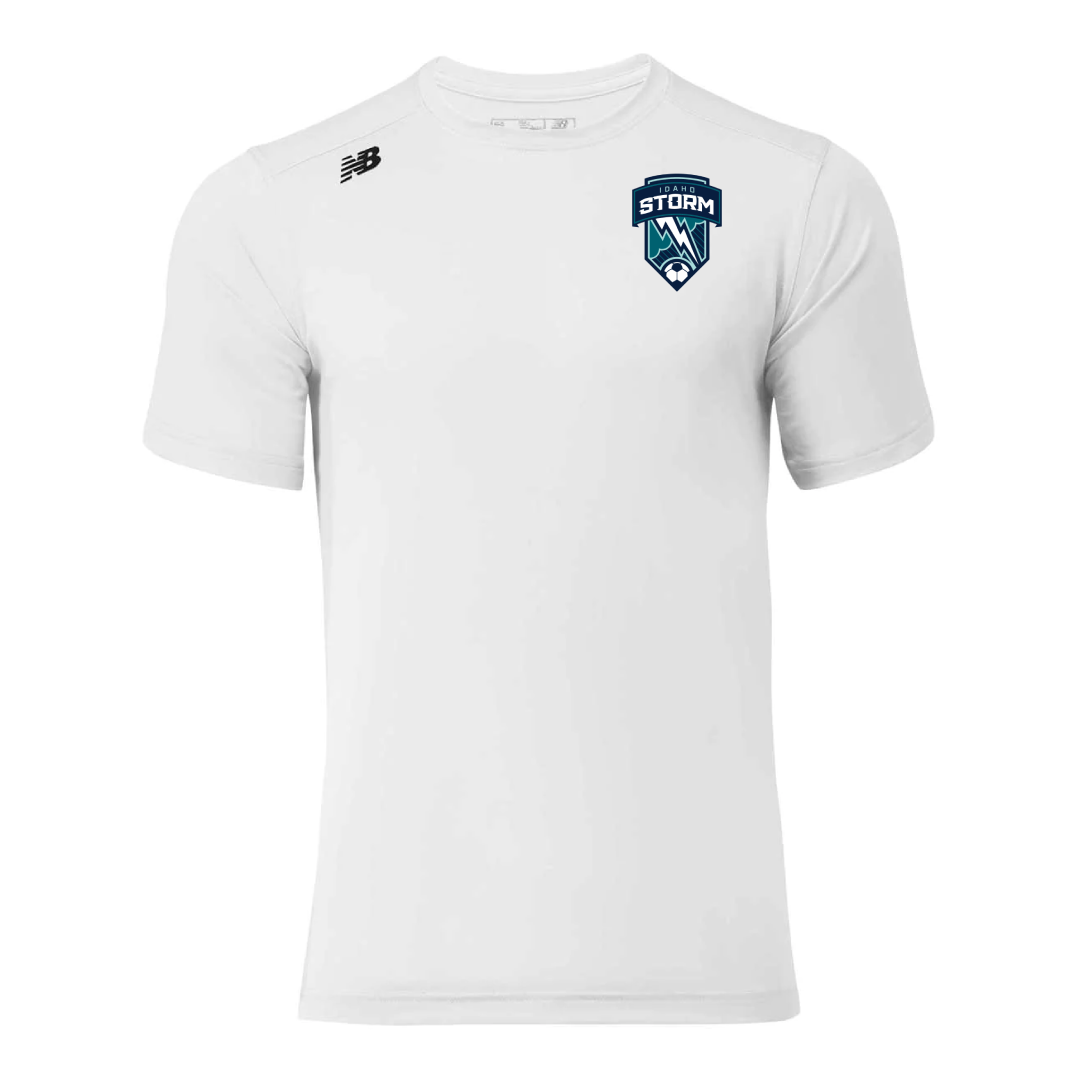 New Balance Idaho Storm Tech Tee White - Youth/Womens/Mens