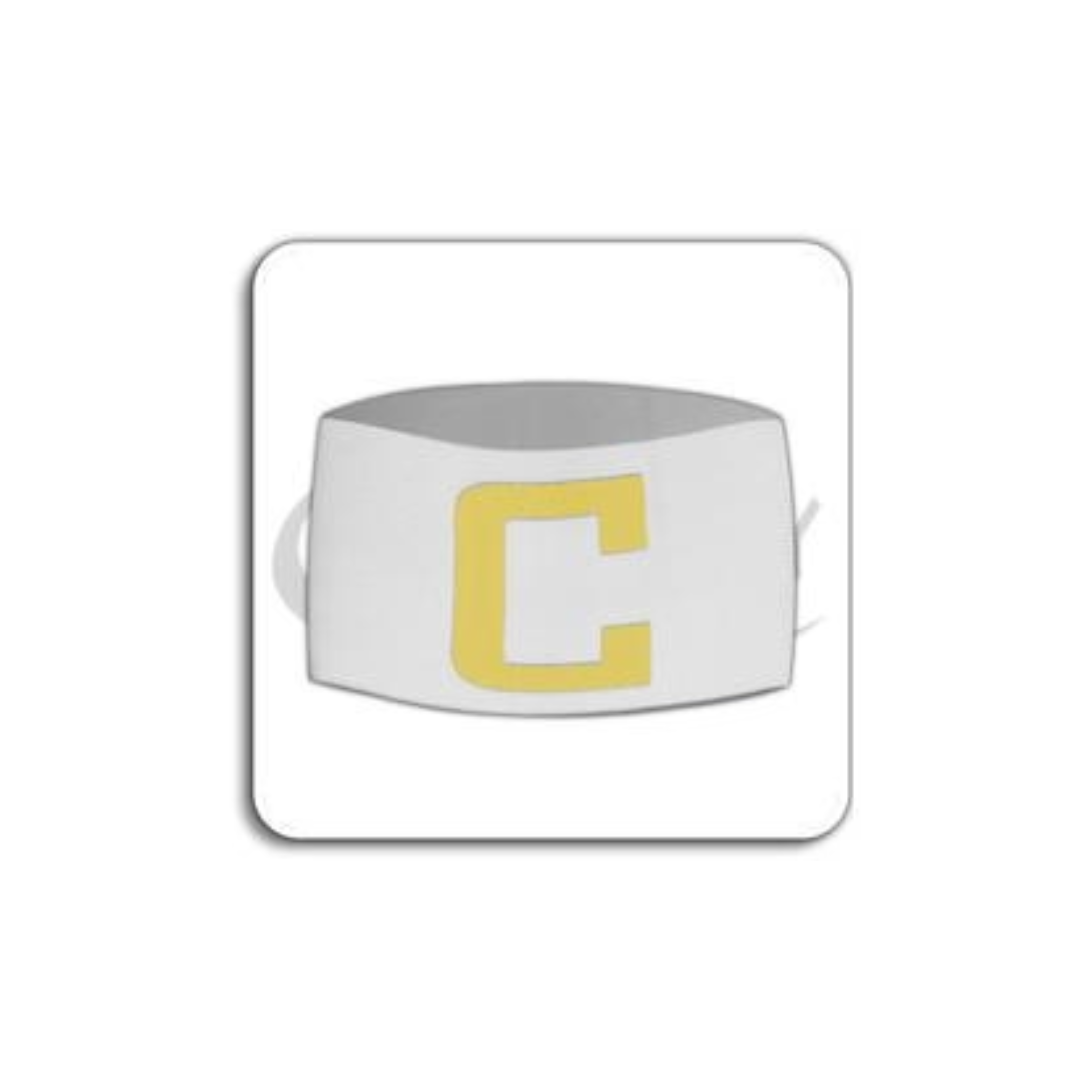 Captain Arm Band White/Gold