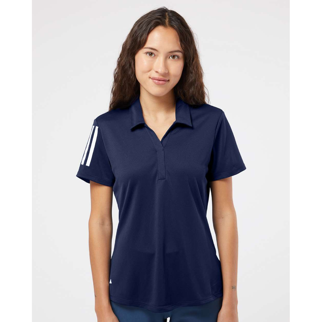 Adidas - Women&#39;s Floating 3-Stripes Polo