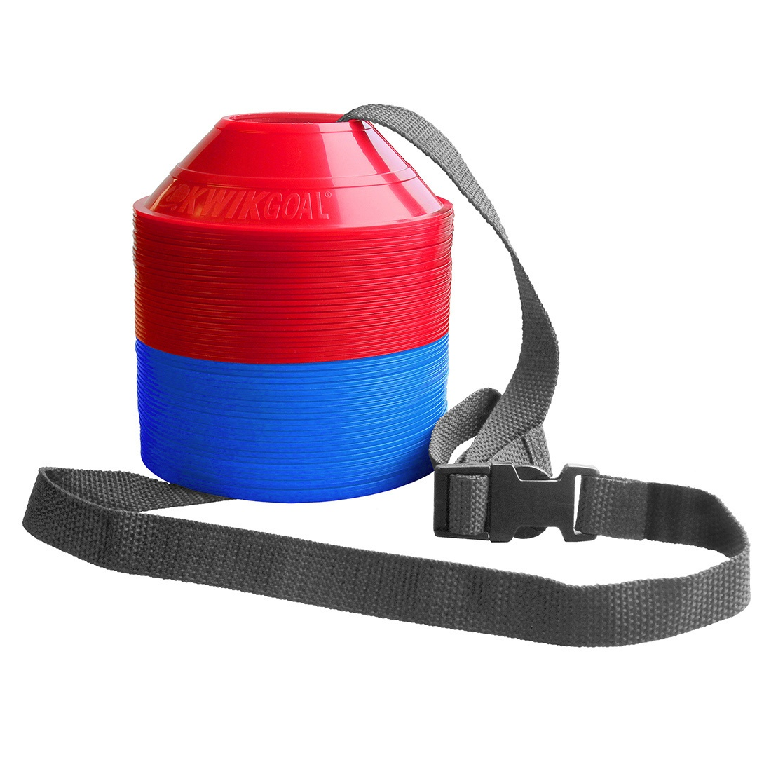 Kwikgoal Mini Cone Kit - Red and Blue