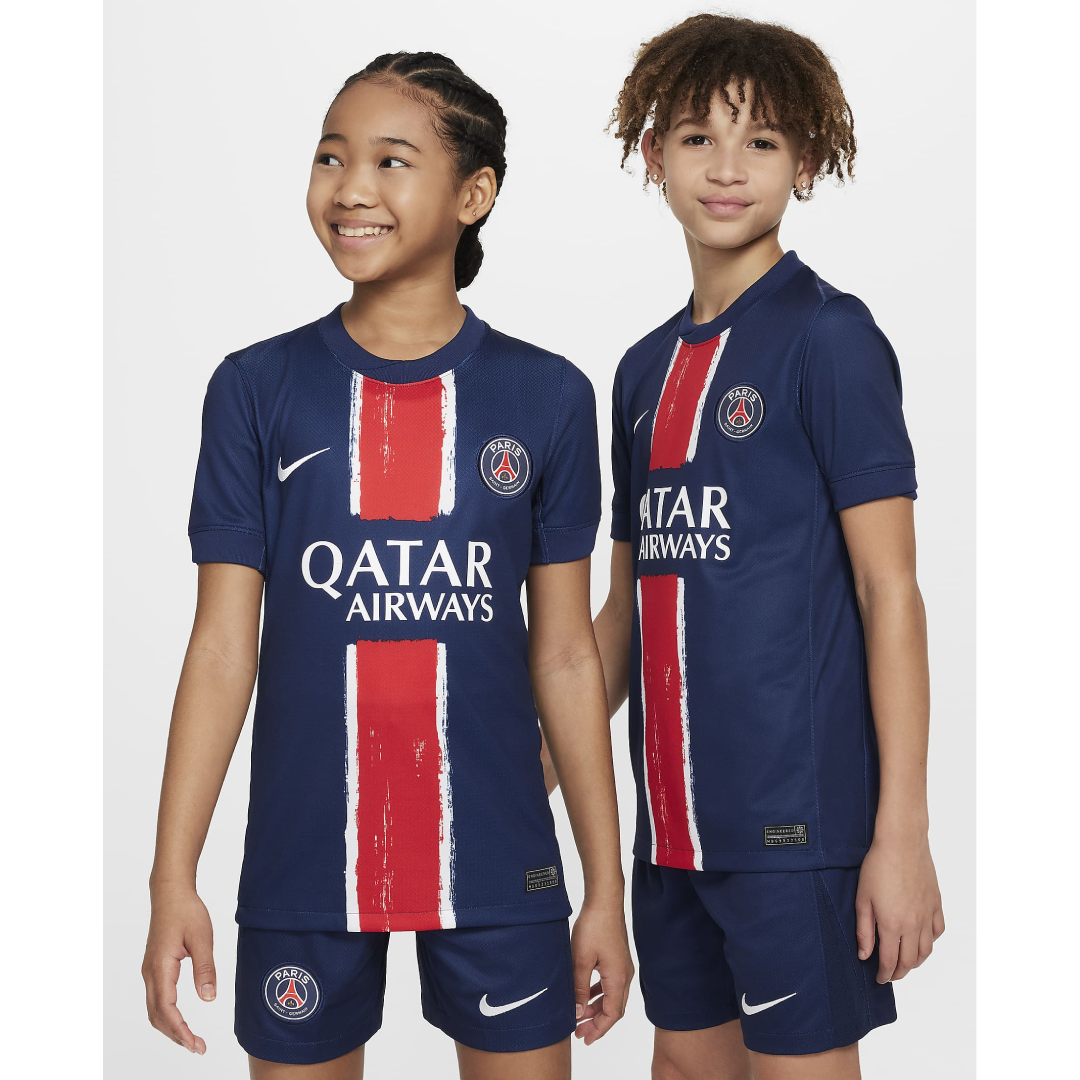 Nike Paris Saint-Germain 2024/25 Stadium Home Big Kids&#39; Dri-FIT Soccer Replica Jersey