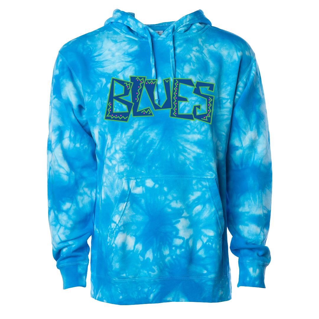 SC Blues Tie Dye Hoodie - Unisex and Youth - 6 Colors Available -  by Niky's Sports | Available at Niky's Sports