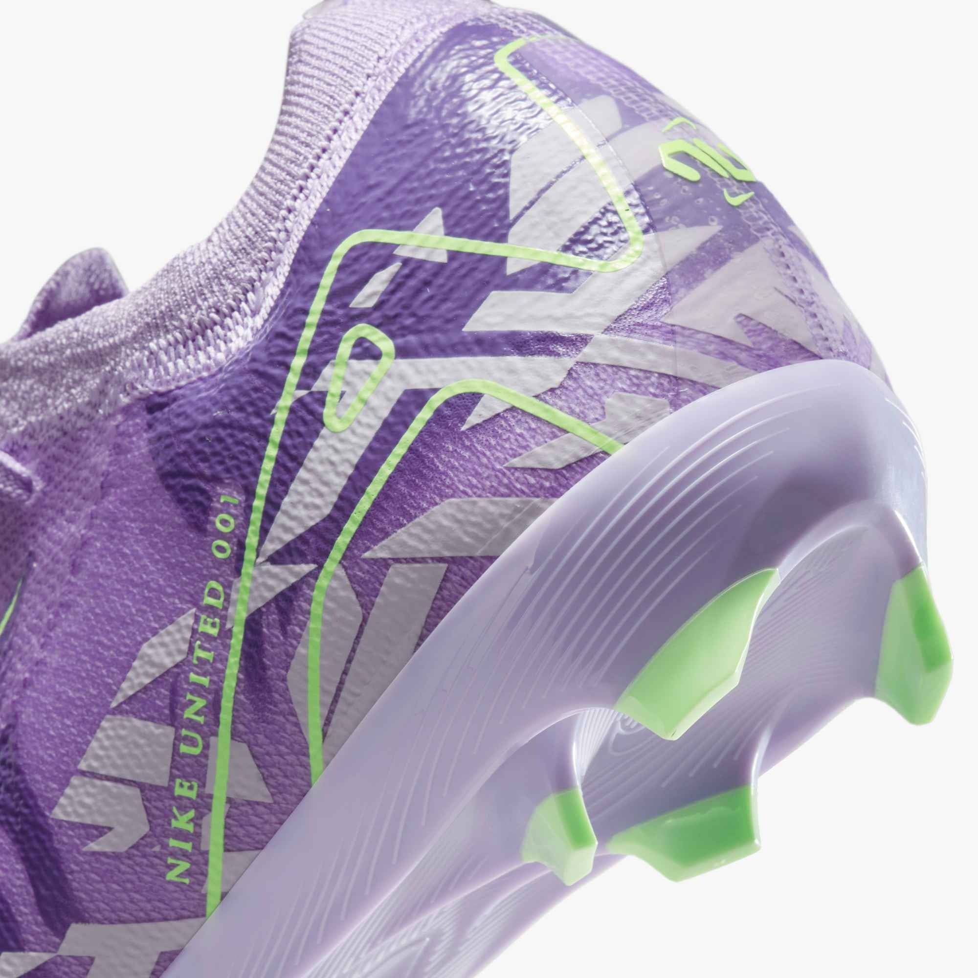 Nike United Jr. Mercurial Vapor 16 Pro FG Kids' Soccer Cleats – Purple Agate/Barely Volt - HQ1994-500-NIKE by Nike | Available at Niky's Sports