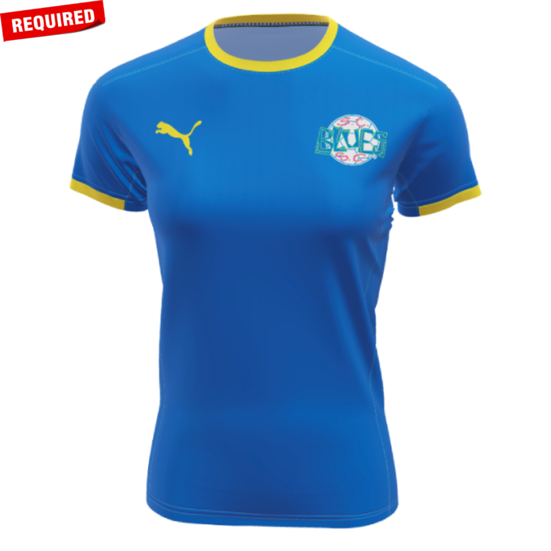 Puma SC Blues Girls Custom Away Jersey - Blue - REQUIRED