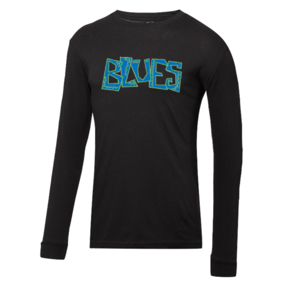 PUMA SC BLUES CITY LONG SLEEVE TEE - BLACK