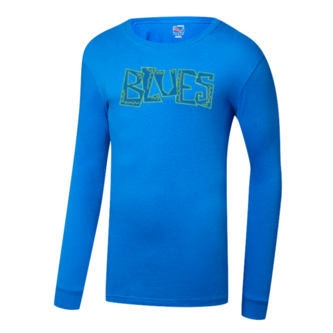 PUMA SC BLUES CITY LONG SLEEVE TEE