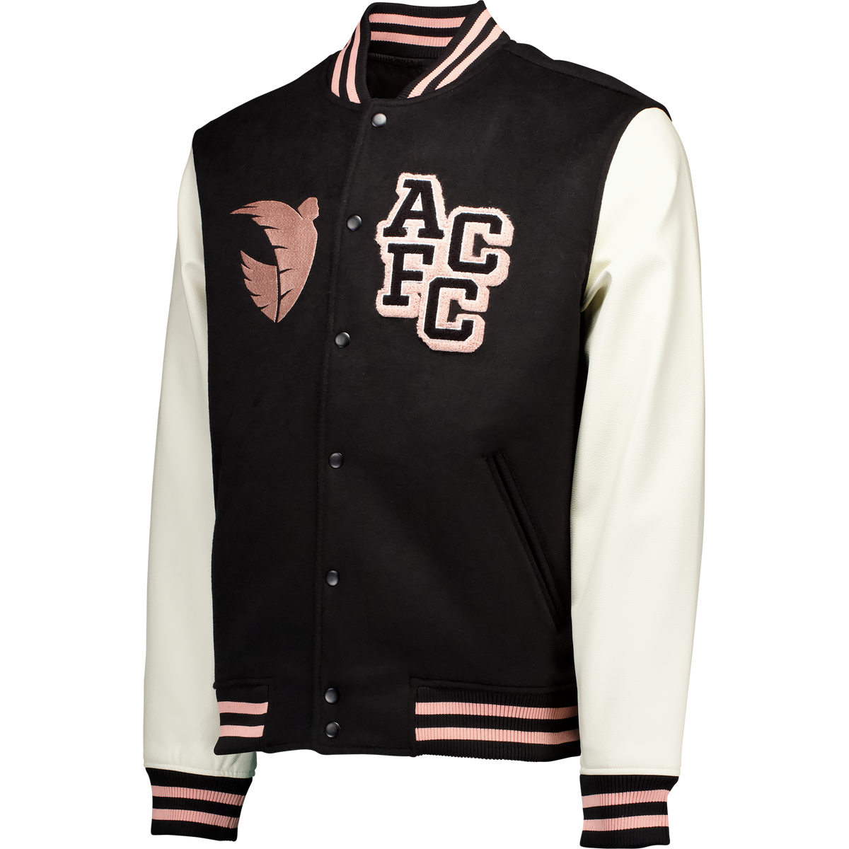 Sport Design Sweden Angel City FC Varsity Wool Jacket - OW3029-SPORT DESIGN SW by Sport Design Sw | Available at Niky&#39;s Sports