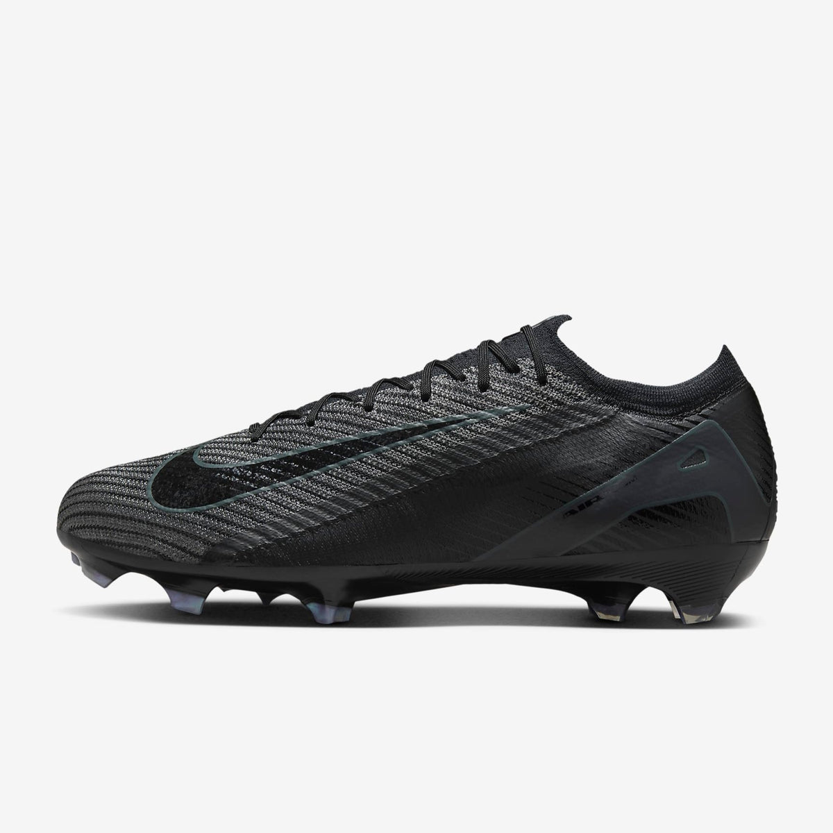 Nike Mercurial Vapor Elite Air Zoom Soccer Cleats - Black/Deep Jungle - FQ1457-002-NIKE by Nike | Available at Niky&#39;s Sports