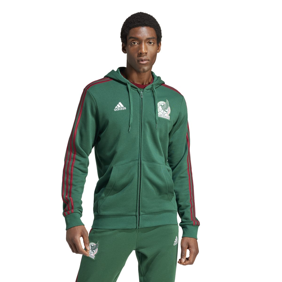 adidas Mexico DNA Men&#39;s Full-Zip Hoodie