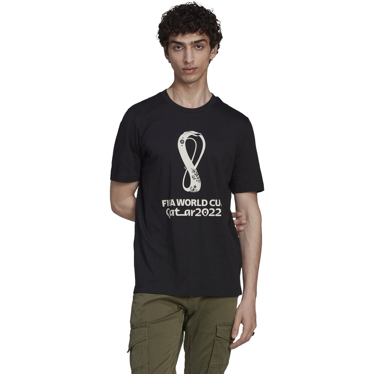 ADIDAS MEN&#39;S WORLD CUP 2022 OFFICIAL EMBLEM TEE