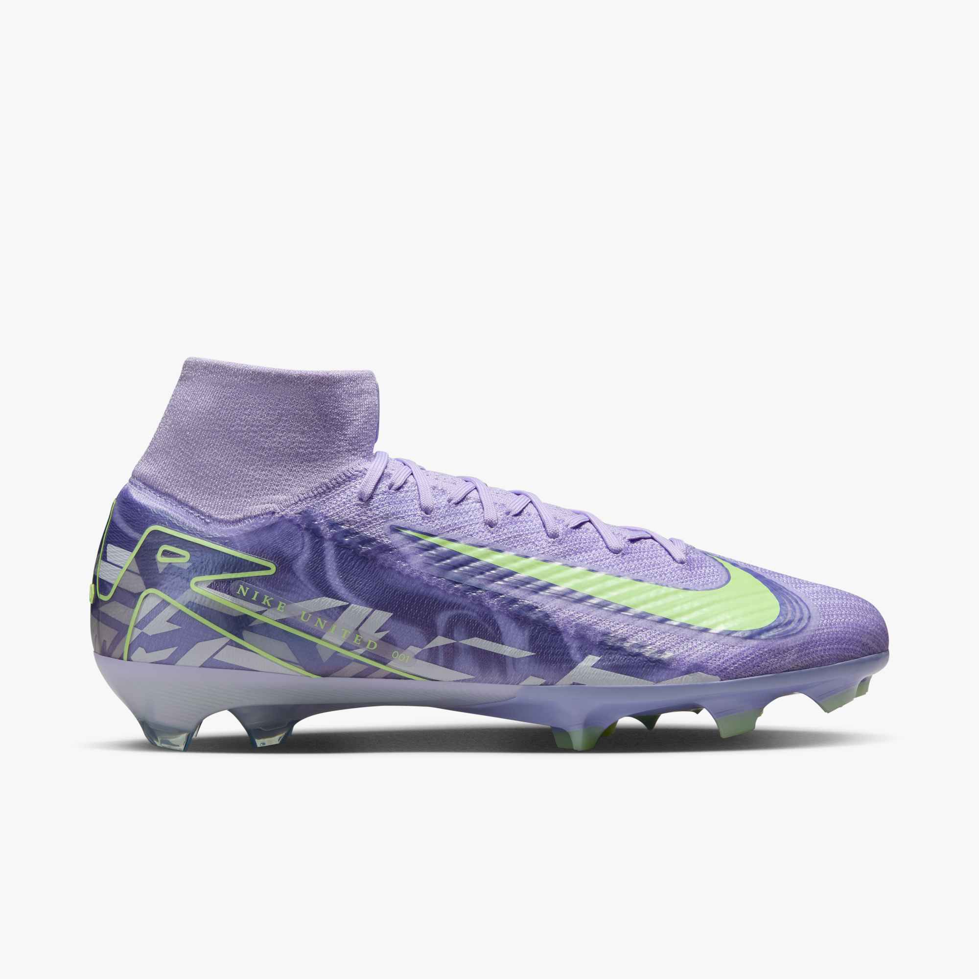 Nike United Mercurial Superfly 10 Elite FG High-Top Soccer Cleats - HF1603-500-NIKE by Nike | Available at Niky's Sports