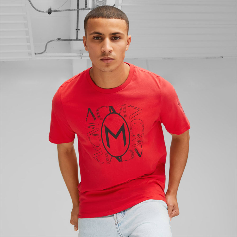 PUMA AC Milan Tee - 772314-01-PUMA by Puma | Available at Niky&#39;s Sports