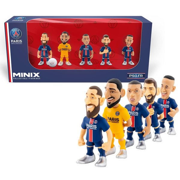 Minix PSG 5 Pack Figurines