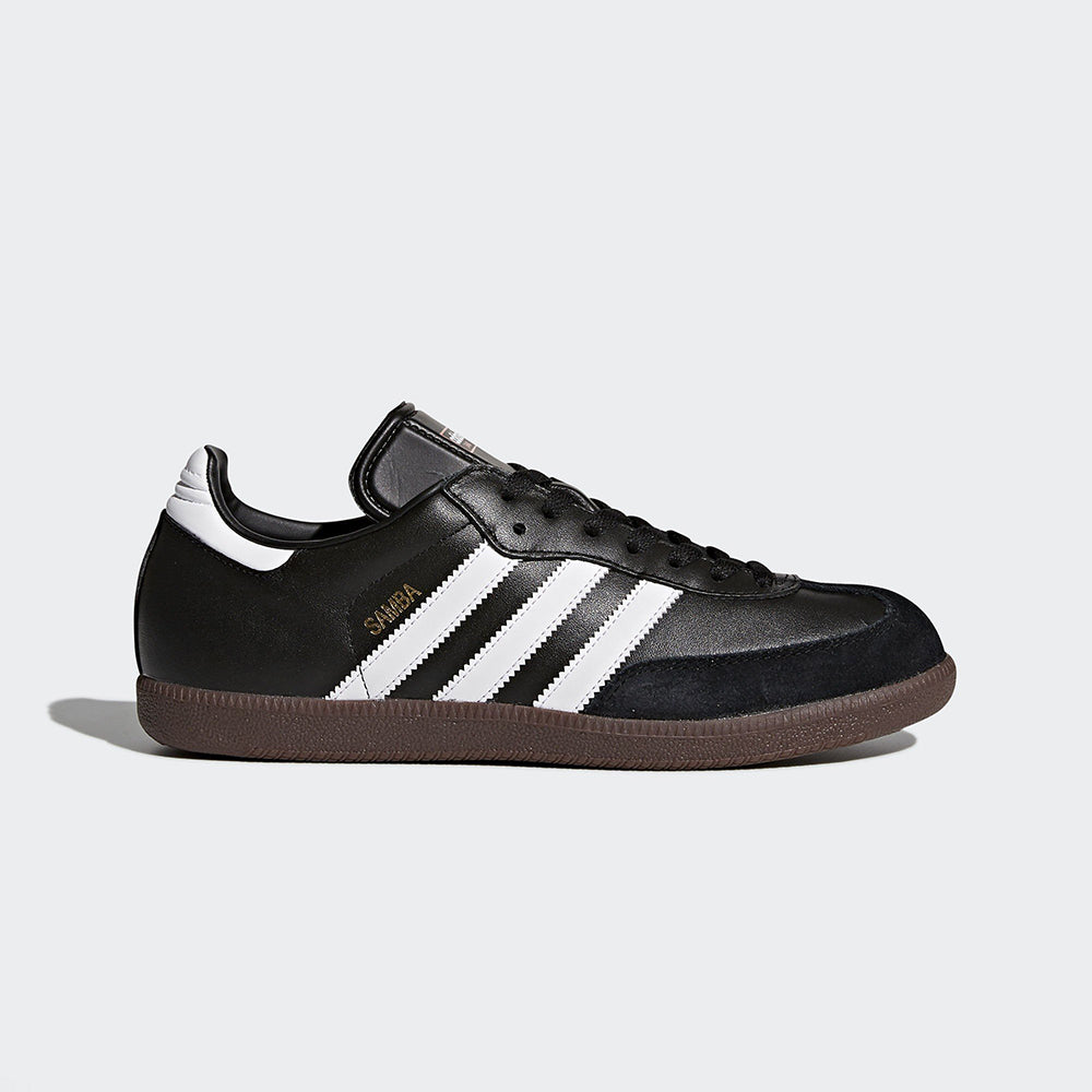 adidas Samba Leather Indoor Shoes Classic - Black/White - 019000-ADIDAS by Adidas | Available at Niky&#39;s Sports