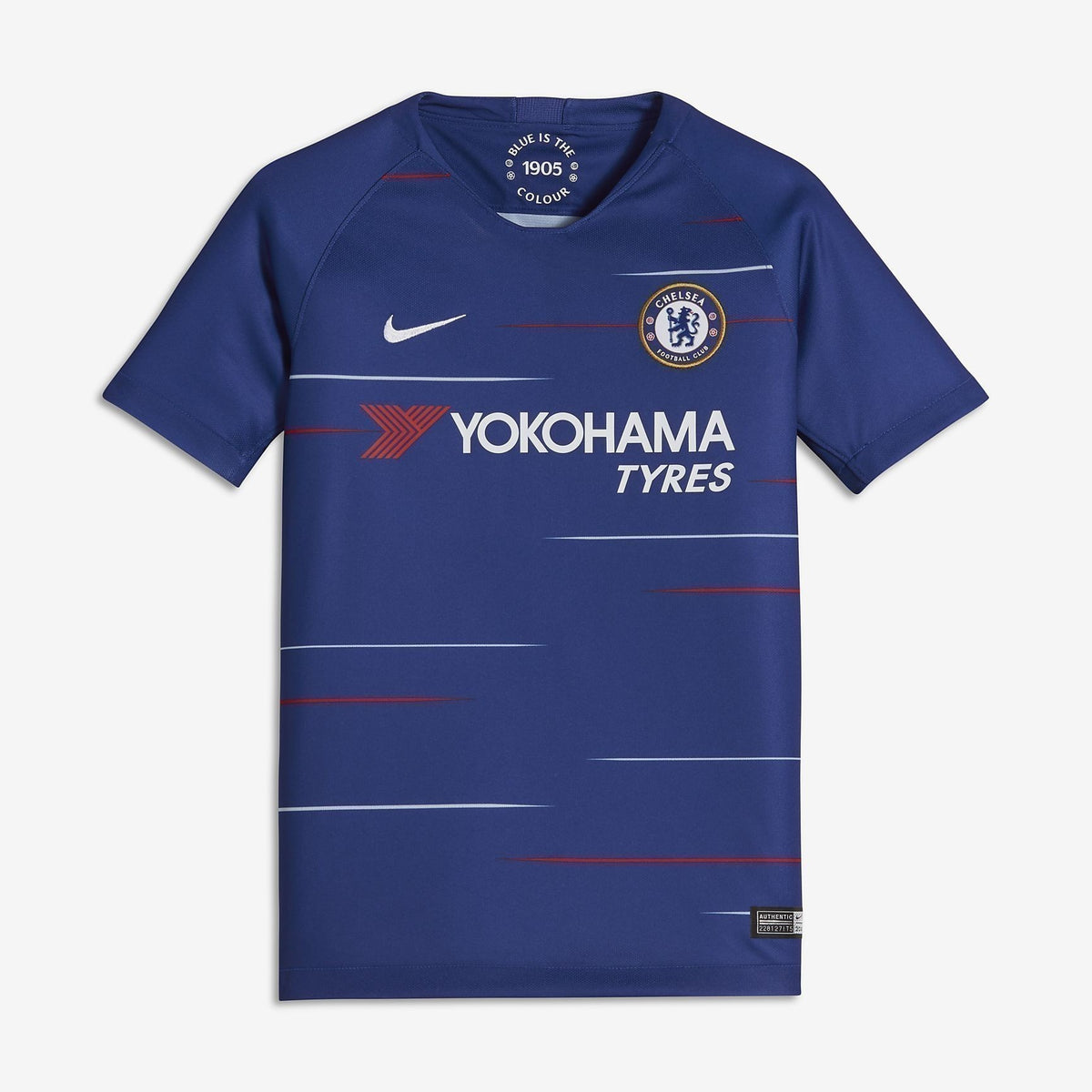 Kid&#39;s Chelsea FC Home Jersey 18/19 Soccer Jersey - Rush Blue/White