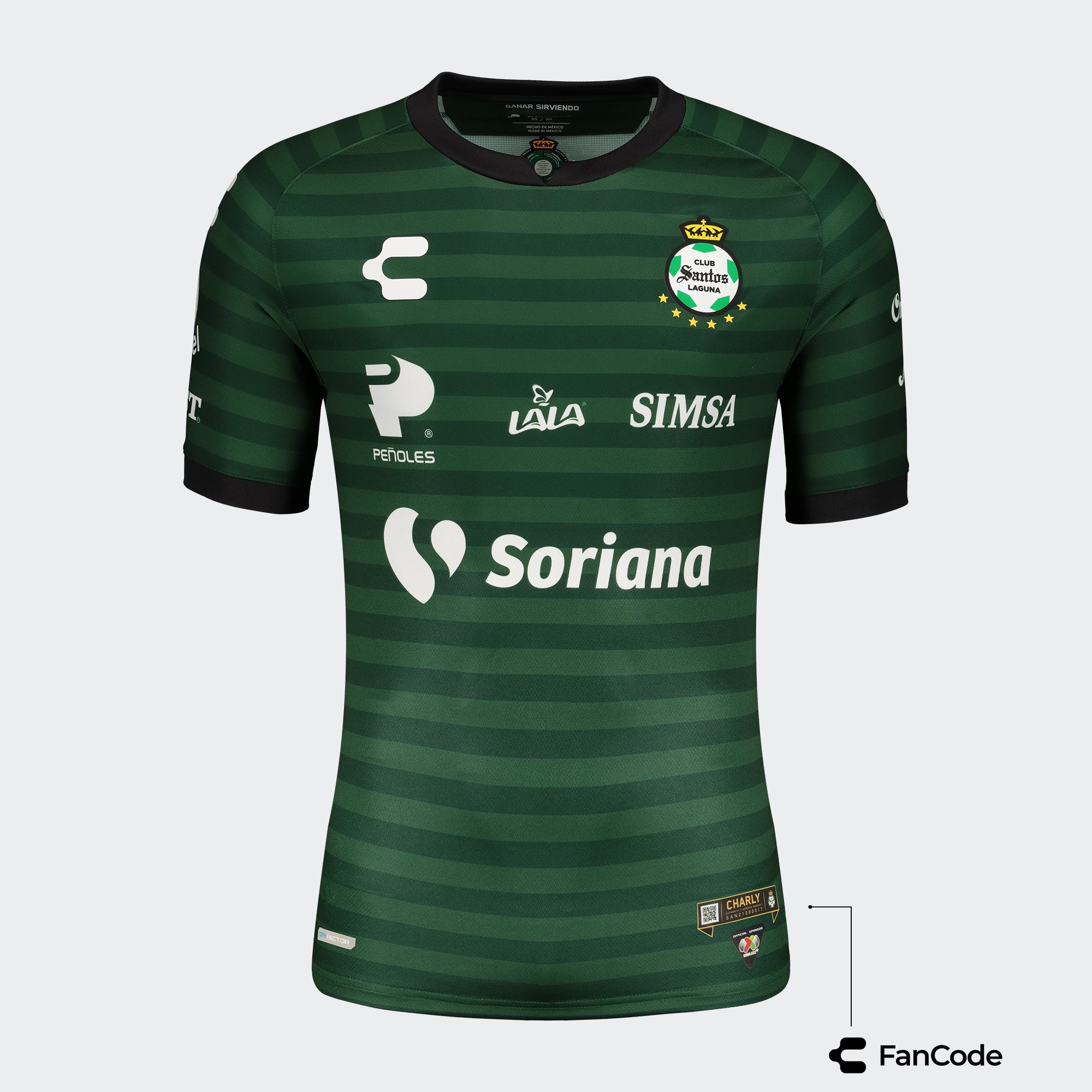 Charly Club Santos Laguna 18/19 Away Jersey Size buying 3XL