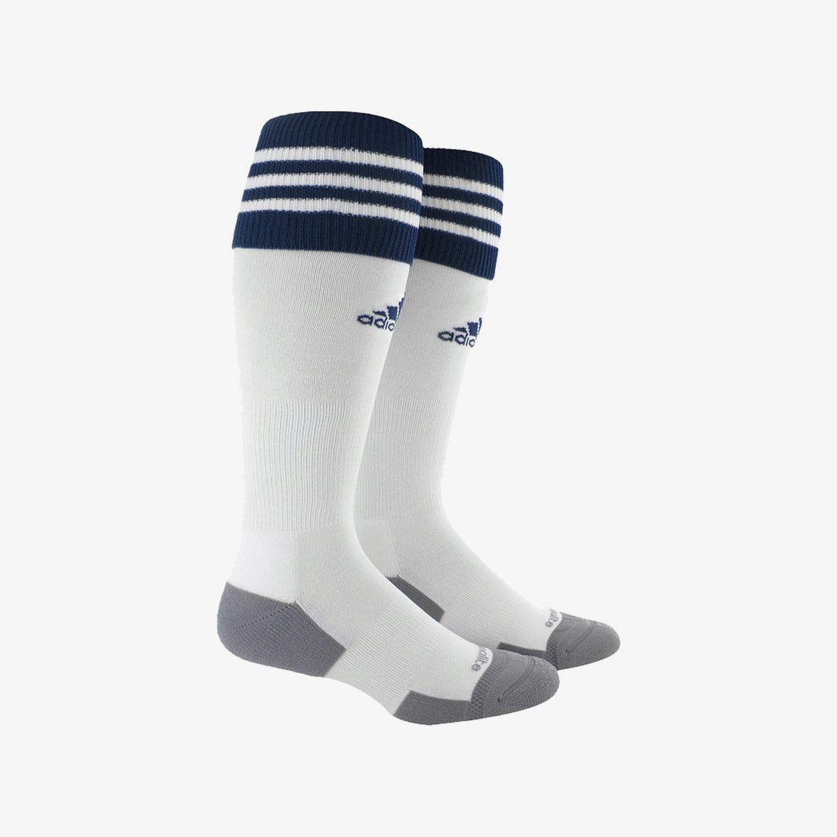 adidas Copa Zone Soccer Socks White/Navy Large - 5130150-ADIDAS by Adidas | Available at Niky&#39;s Sports