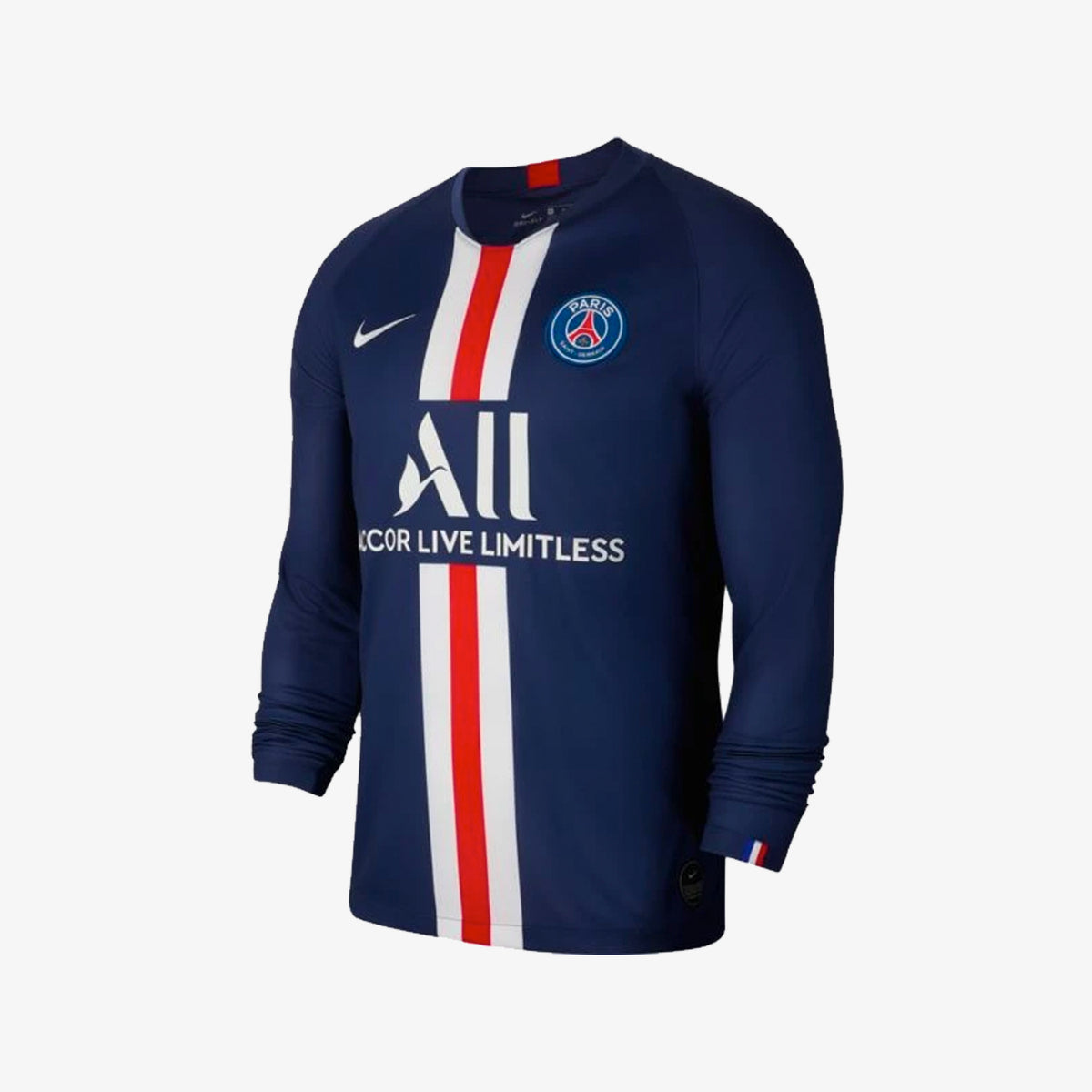 Paris Saint-Germain Stadium Long Sleeve Jersey Home Men&#39;s