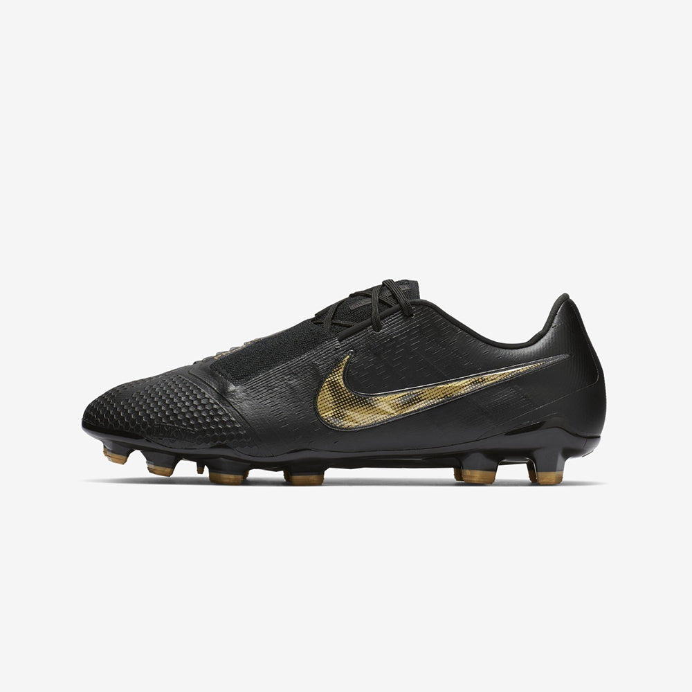 Phantom VNM Elite FG Soccer Cleats Black Metallic Vivid Gold