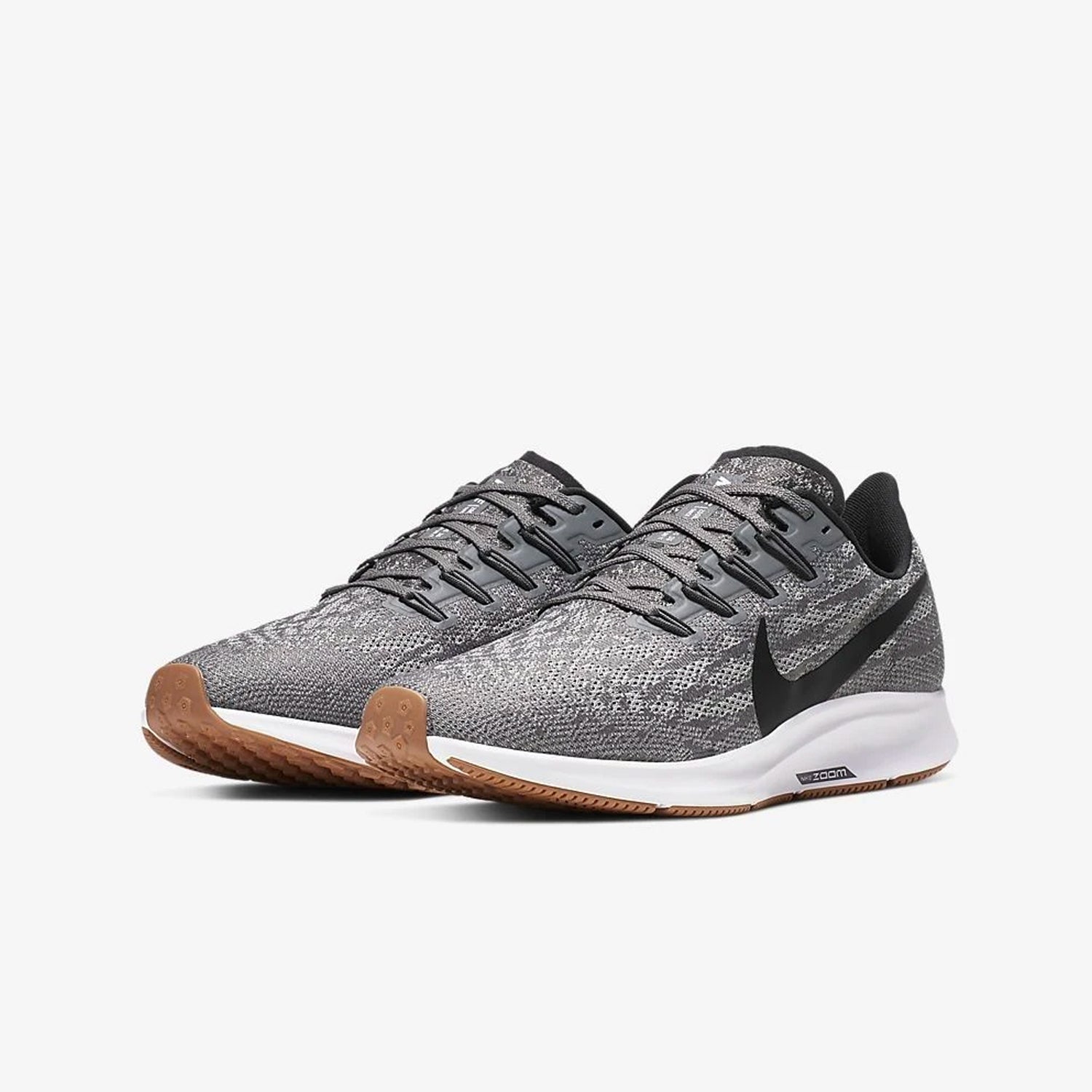 Women's Air Zoom Pegasus 36-Gunsmoke/White/Gum Light Brown/Oil Grey