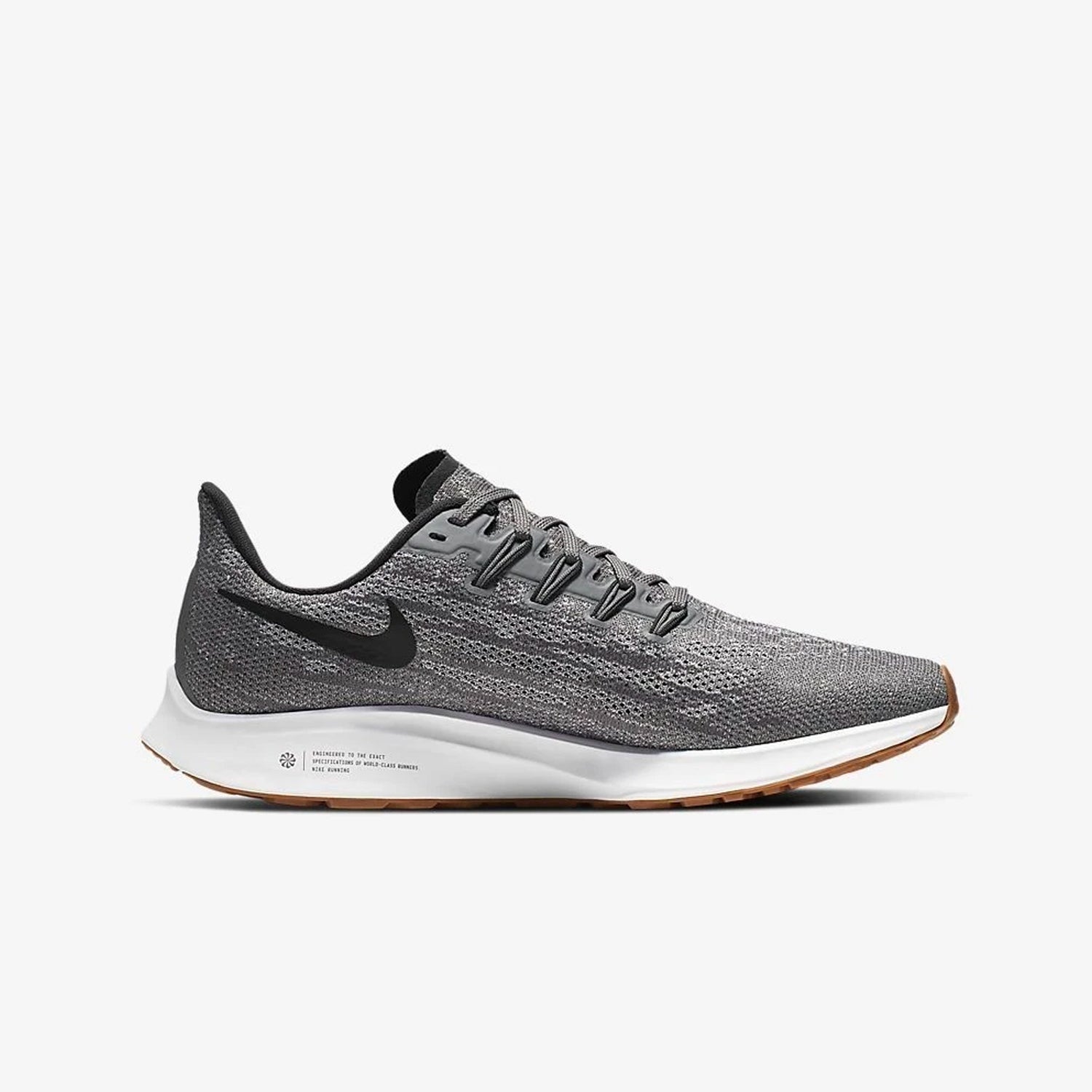 Women's Air Zoom Pegasus 36-Gunsmoke/White/Gum Light Brown/Oil Grey