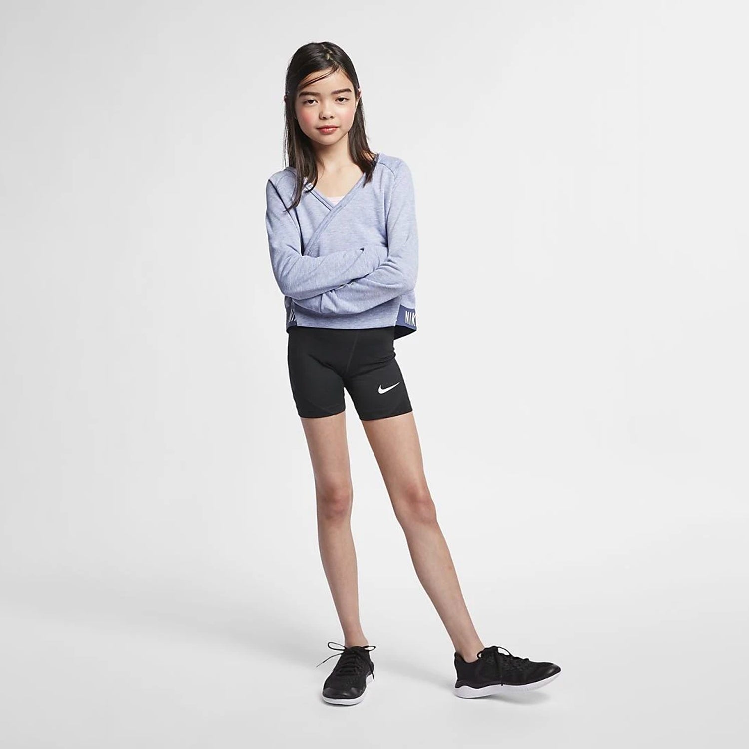 Nike Pro Girls Dri-Fit Shorts Black