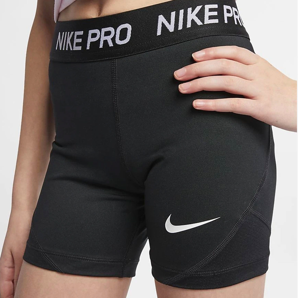 Nike Pro Girls Dri-Fit Shorts Black