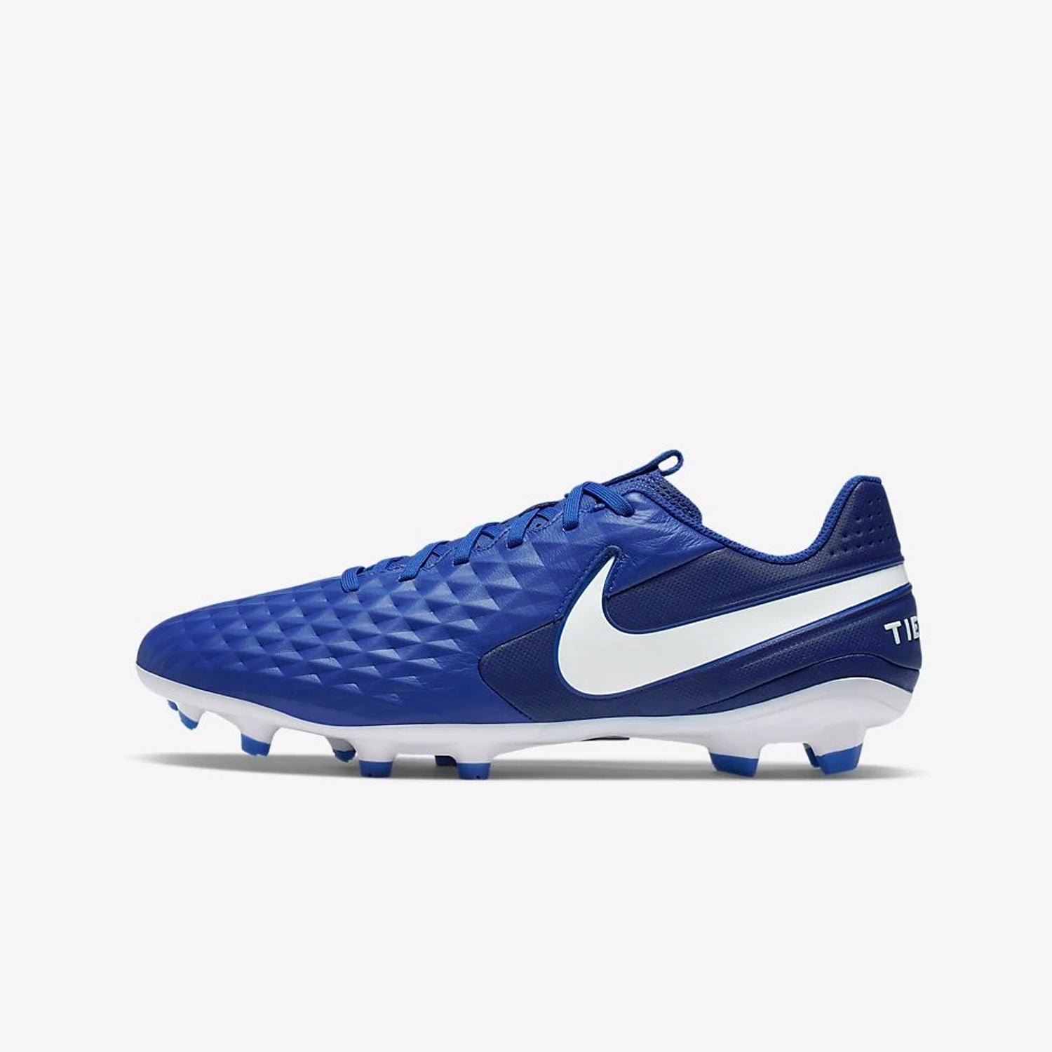 Tiempo Legend 8 Academy FG/MG Cleats - Hyper Royal/White-Deep Royal Blue