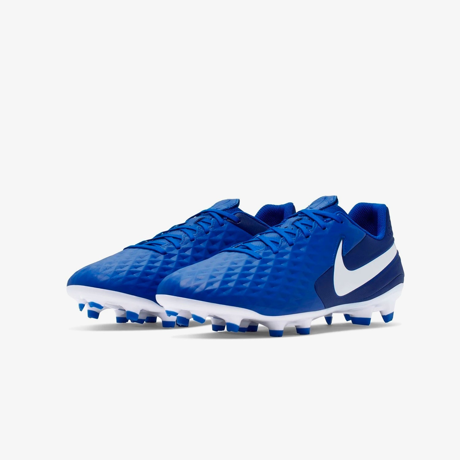 Tiempo Legend 8 Academy FG/MG Cleats - Hyper Royal/White-Deep Royal Blue