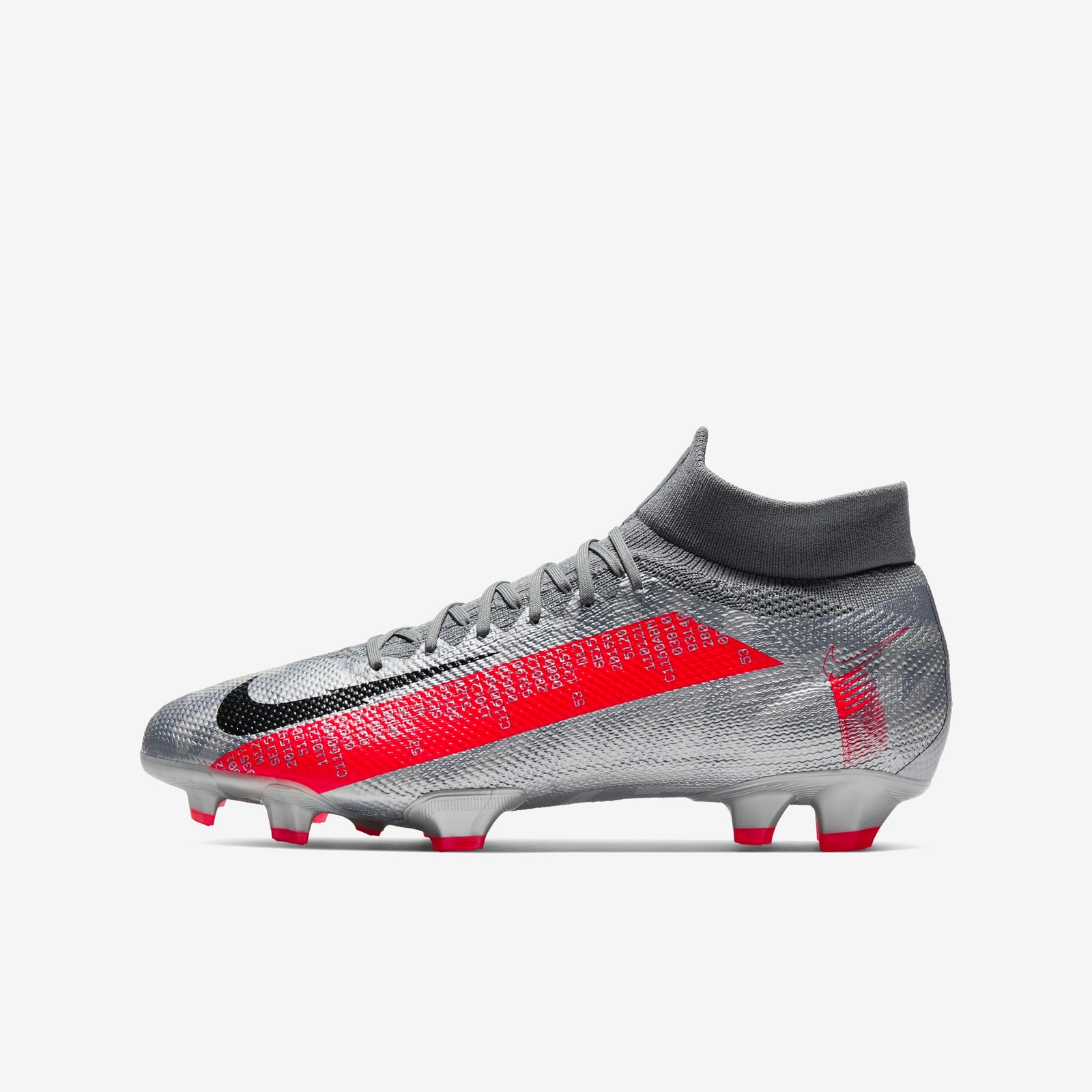 Men s Mercurial Superfly 7 Pro Firm Ground Soccer Shoes Silver