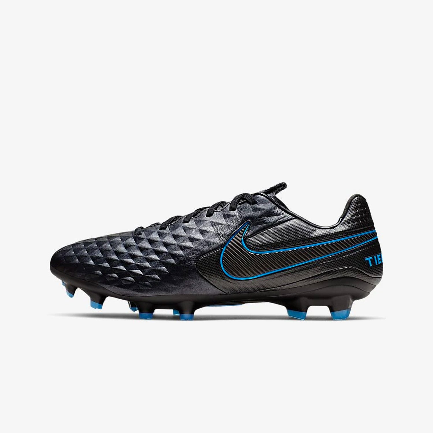 Men s Tiempo Legend 8 Pro FG Cleats Black Blue Hero