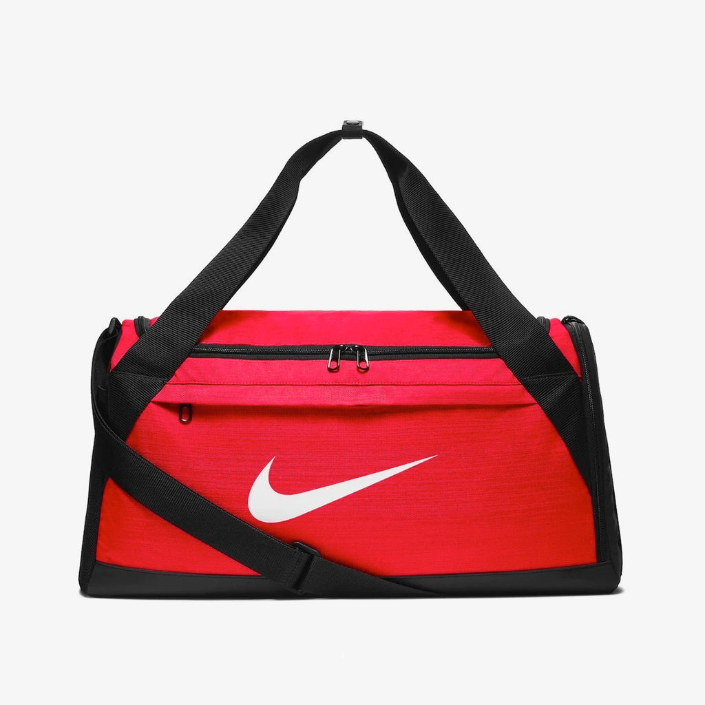 Nike brasilia clearance duffel bag red