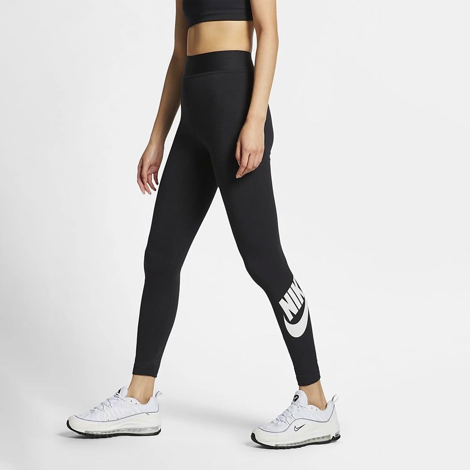Nike Sportswear Essential Older Kids' (Girls') Mid-Rise Leggings. Nike LU