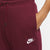 Women's Sportswear Essential Fleece Pants - Dark Beetroot/White