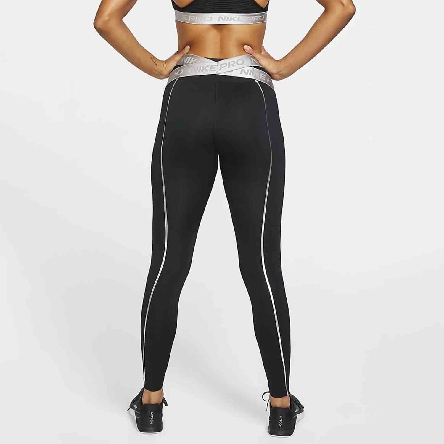 Nike Pro HyperWarm Womens Training Leggings CU7001-010 Black-Szs M