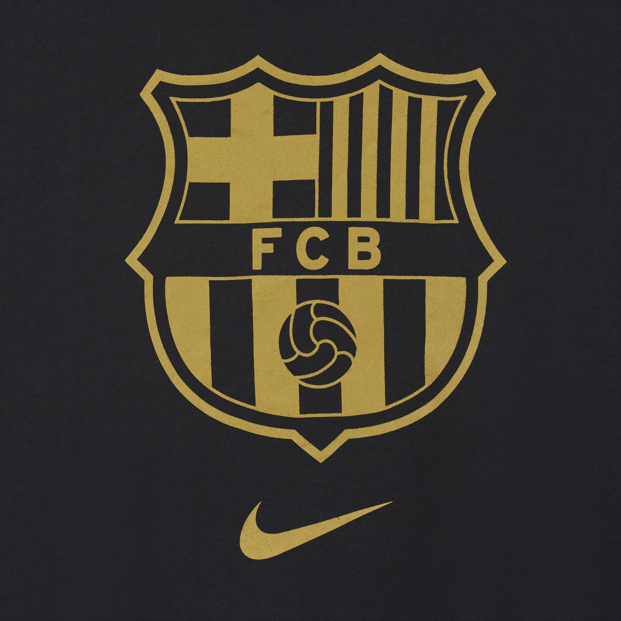 Men's FC Barcelona Crest Tee Black