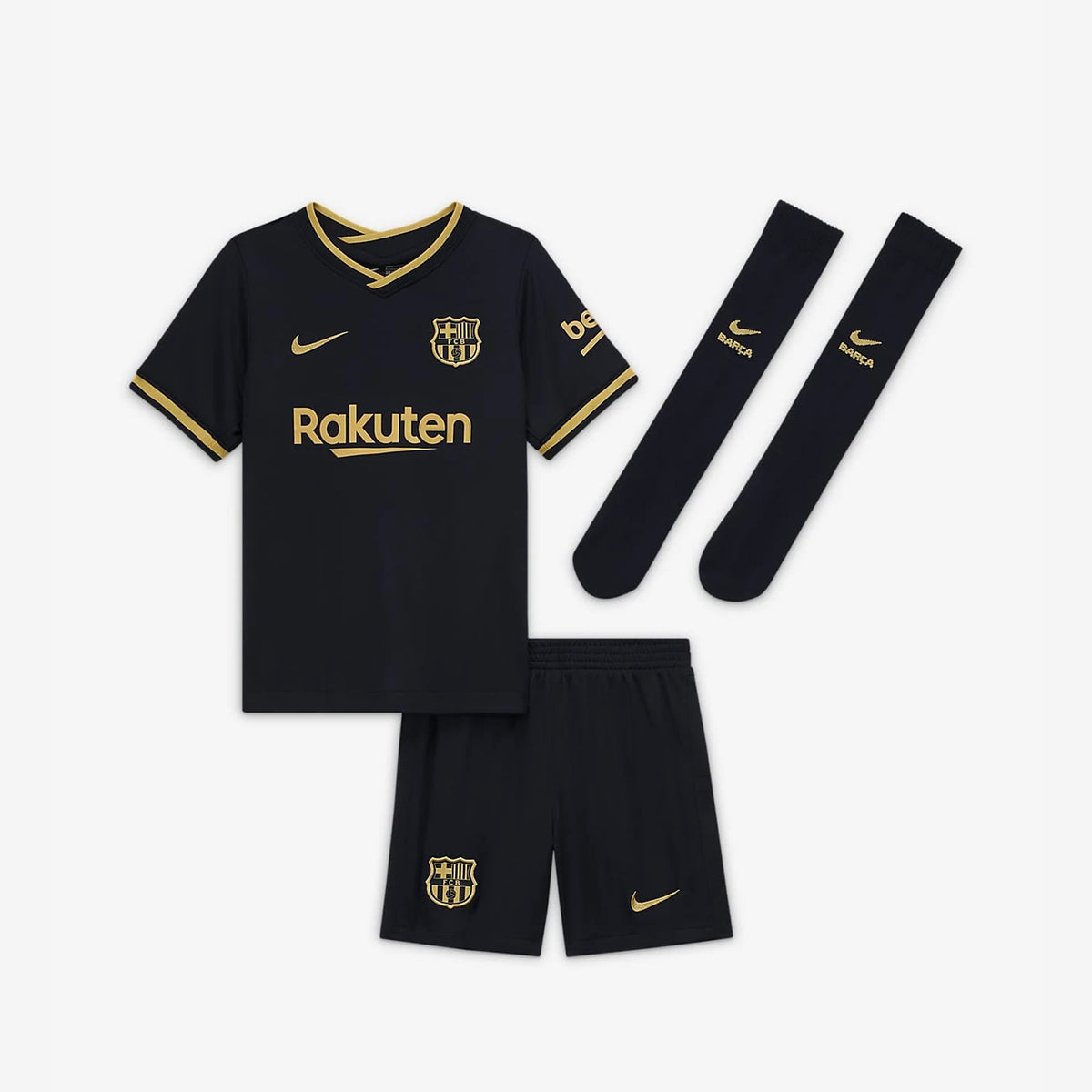 FC Barcelona 2020/21 Away Little Kids&#39; Soccer Kit