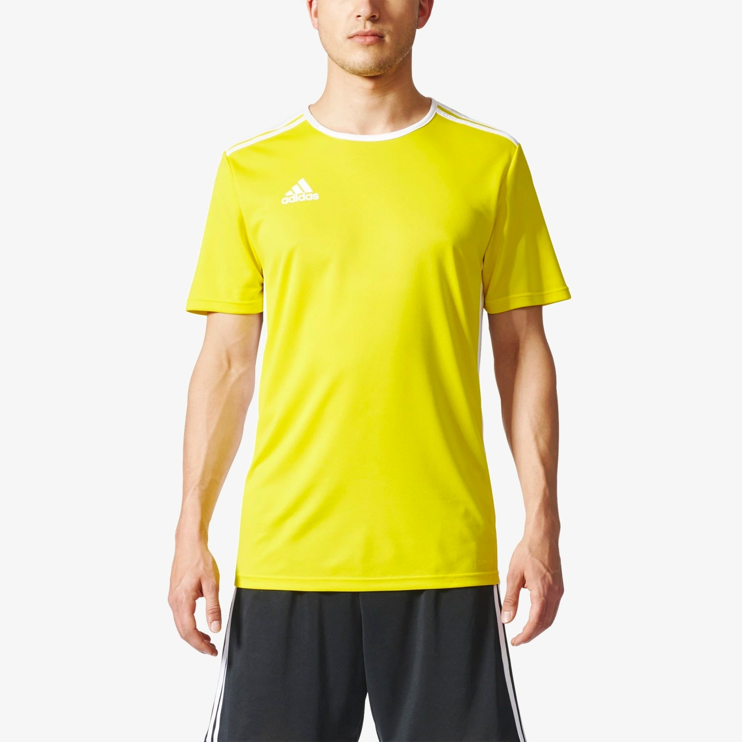 Entrada 18 Jersey Yellow Men's - CD8390-ADIDAS by Adidas | Available at Niky's Sports