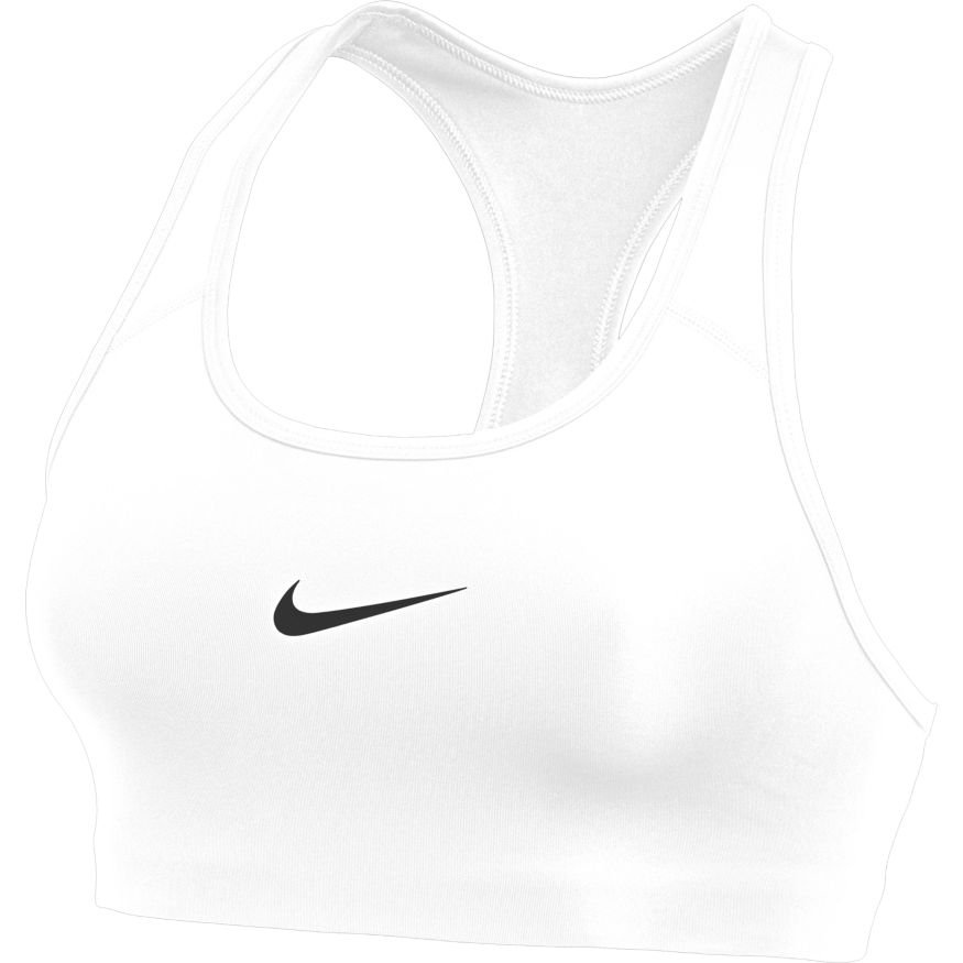 Nike Women's Swoosh Medium-Support Non-Padded Futura Graphic Sports Bra  (Plus Size) in White - ShopStyle