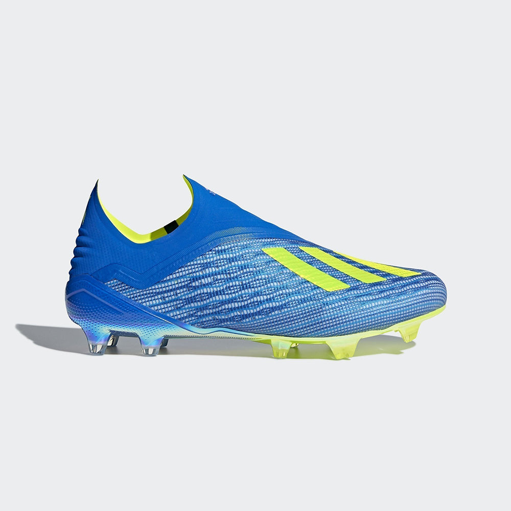 X 18+ FG Soccer Cleats - Blue/Yellow/Core Black