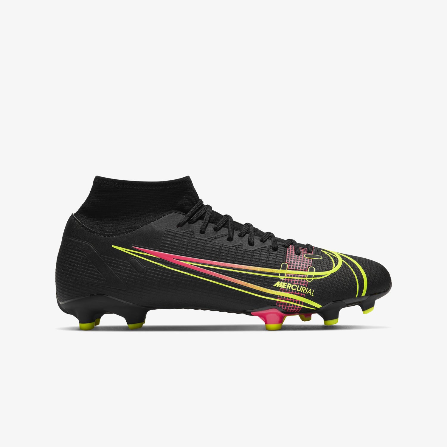 Men's Mercurial Superfly 8 Academy Firm Ground Black