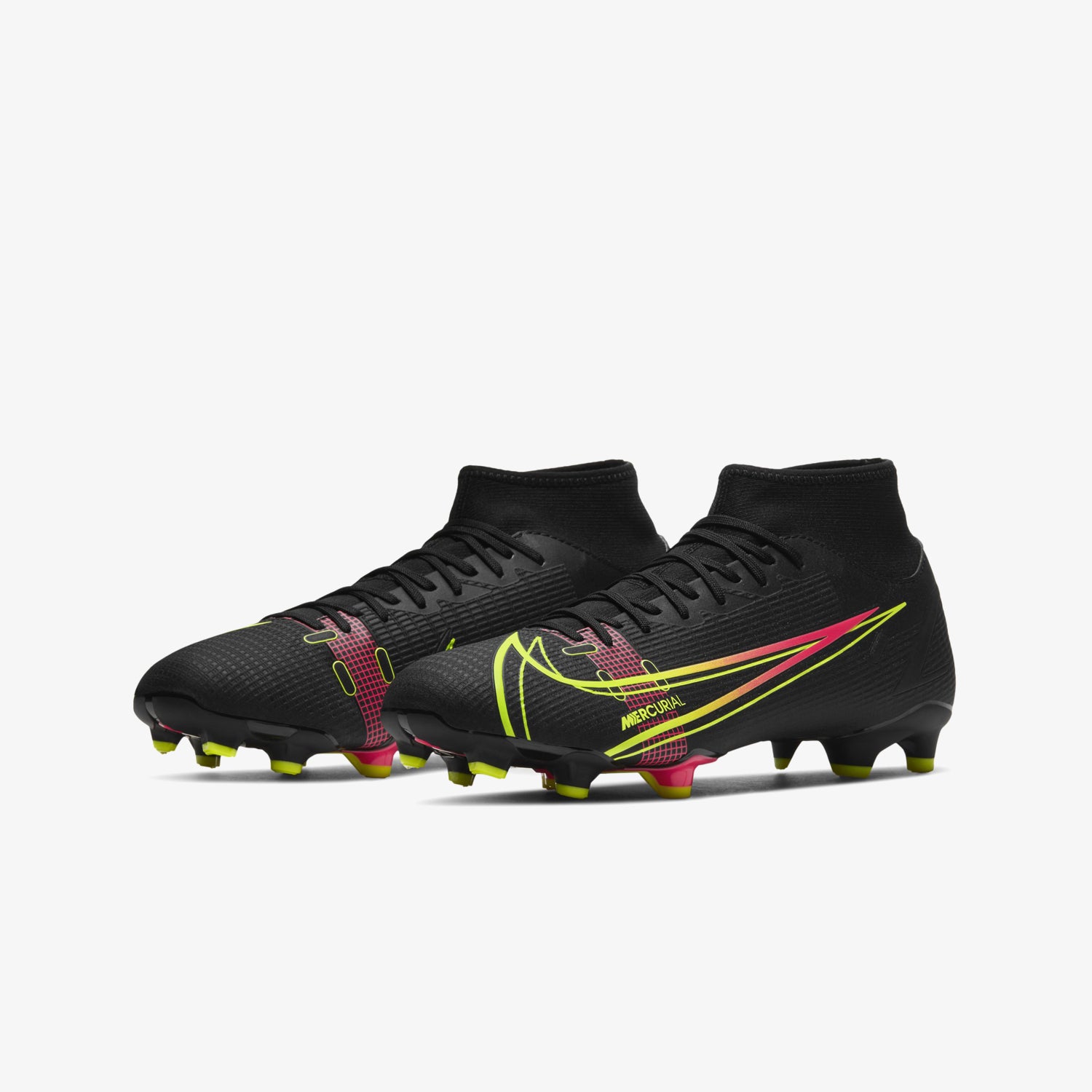 Men's Mercurial Superfly 8 Academy Firm Ground Black