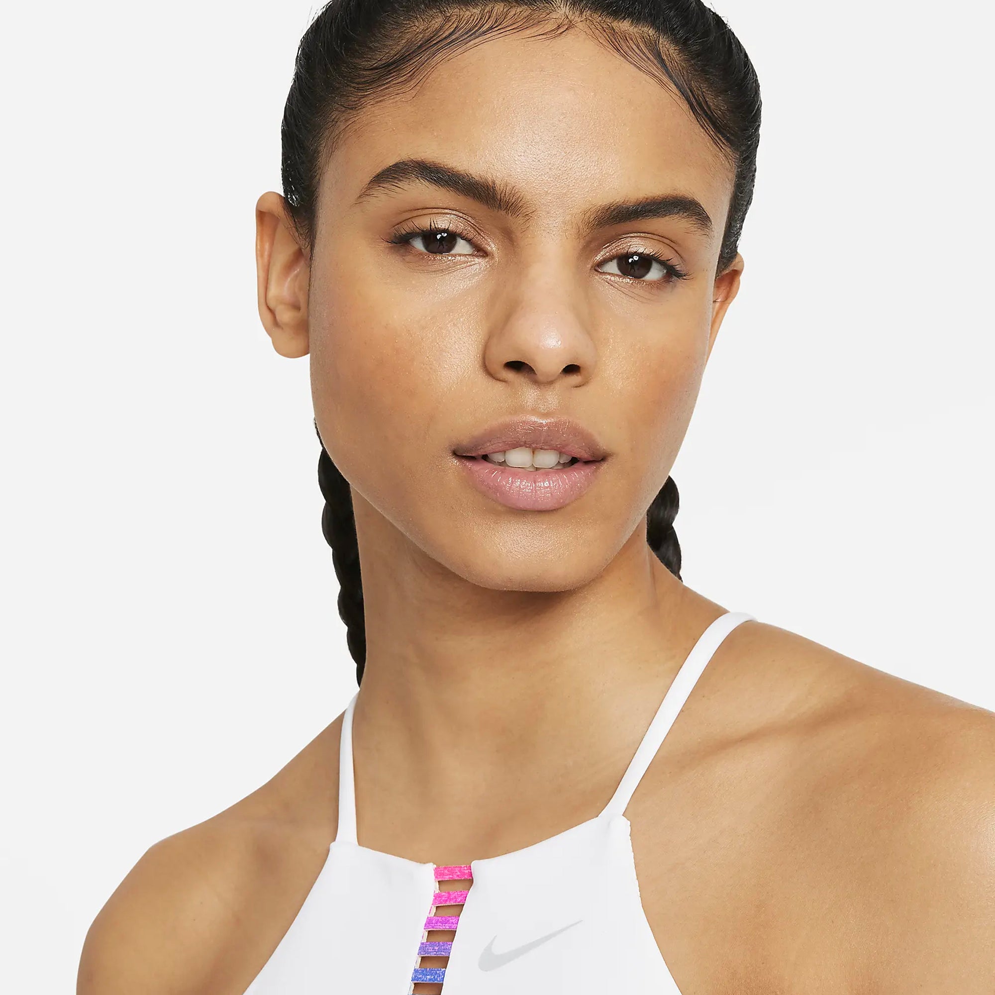 Nike Dri-FIT Indy Rainbow Ladder Women's Bra