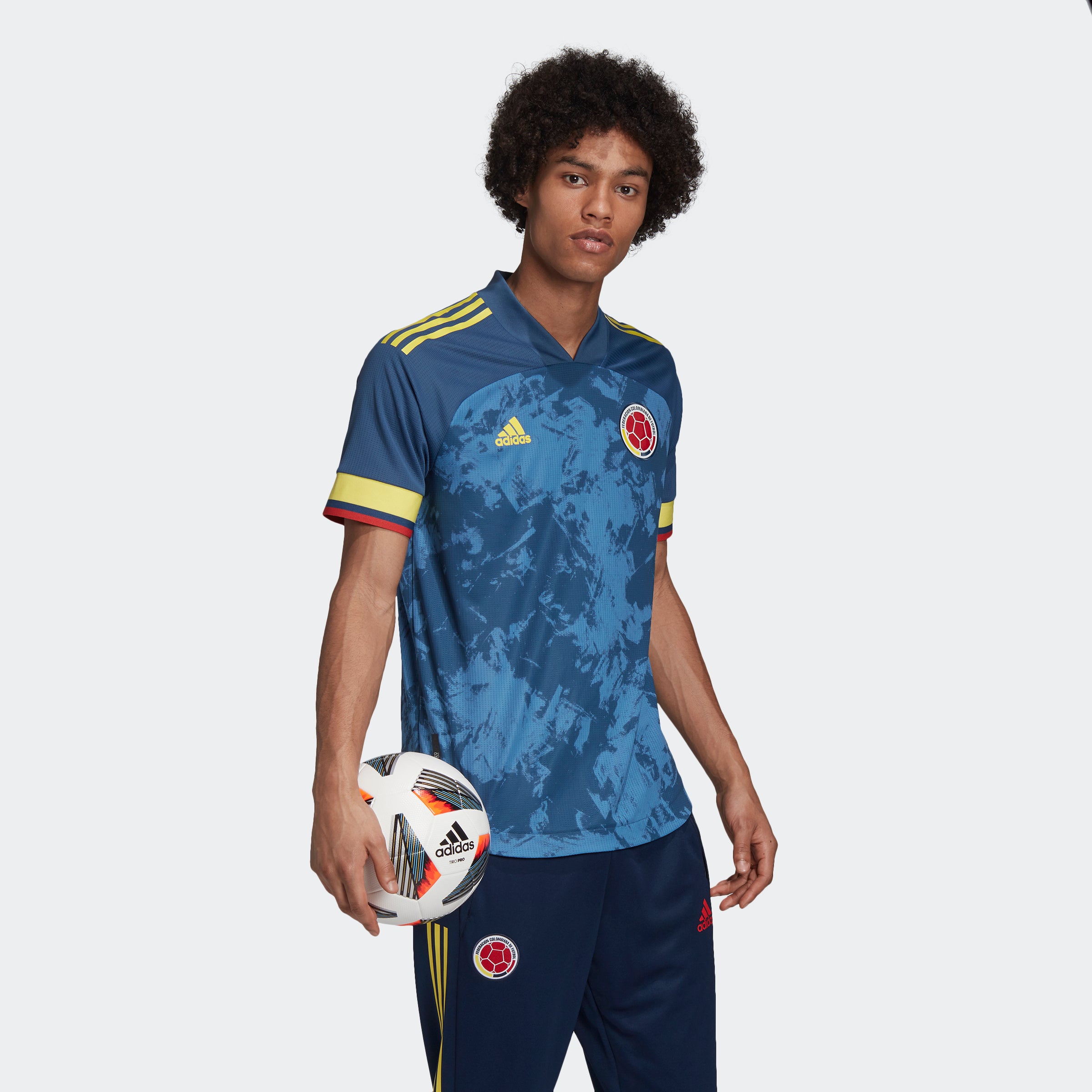Colombia Away Authentic Soccer Jersey
