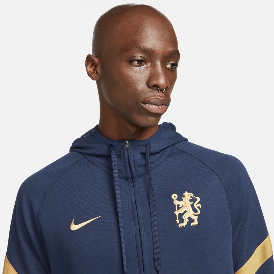 Nike Chelsea FC Men's 1/2-Zip Fleece Soccer Hoodie