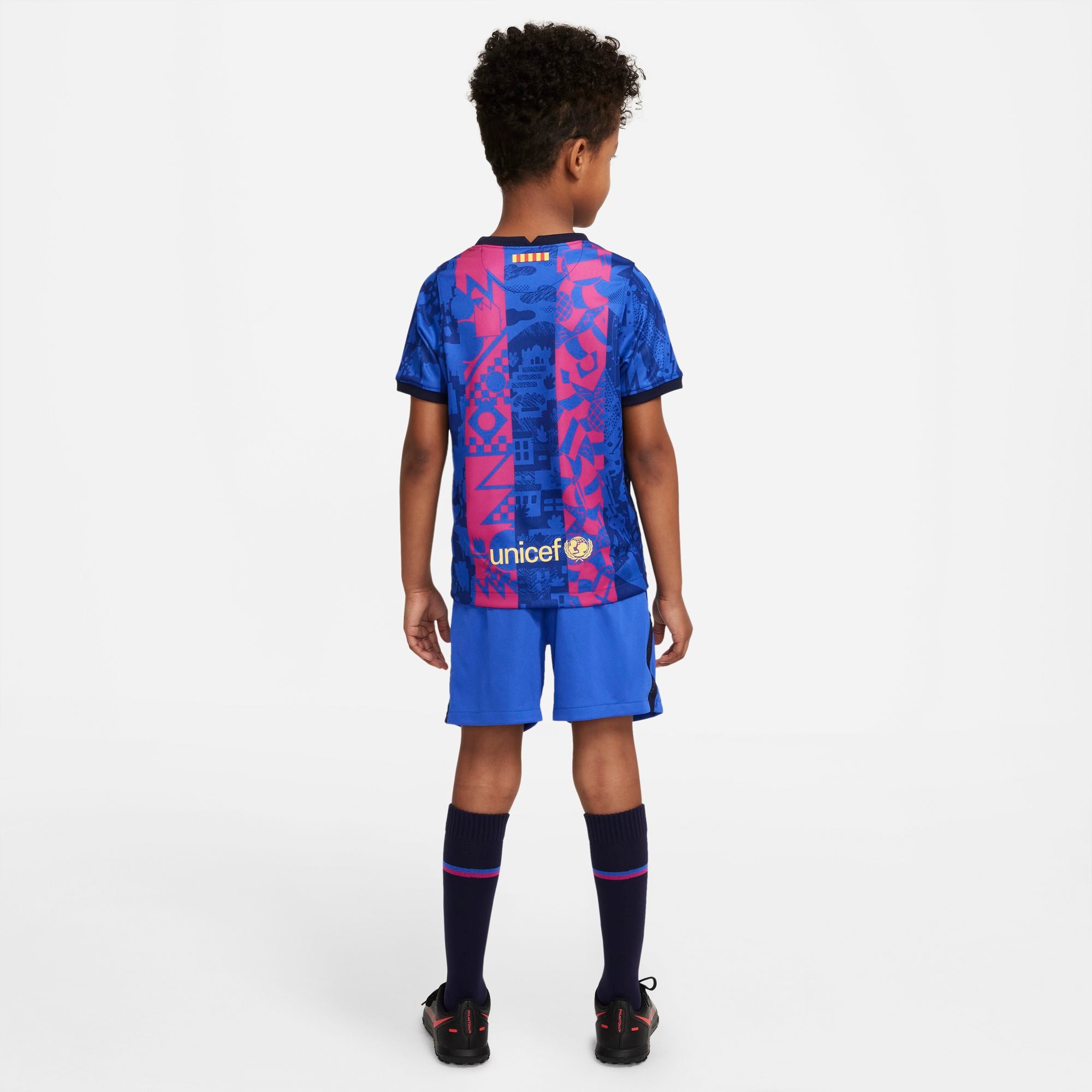 FC Barcelona 2021/22 Third Little Kids' Soccer Kit