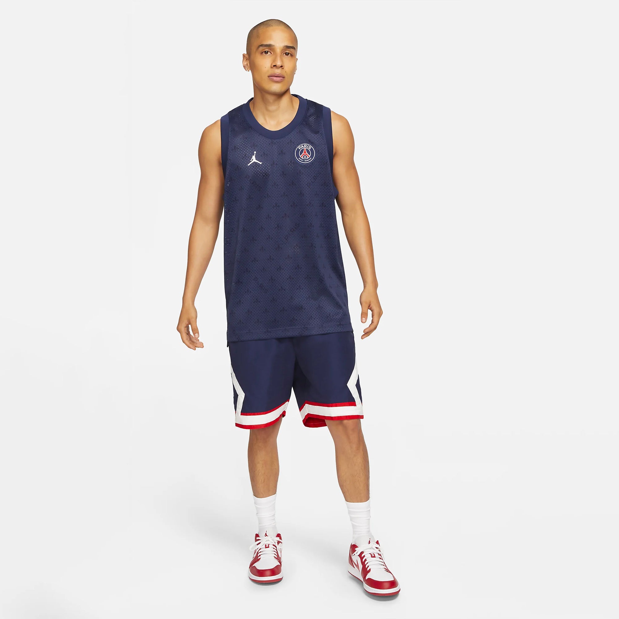 Nike Jordan Paris Saint-germain Mesh Jersey in Black for Men