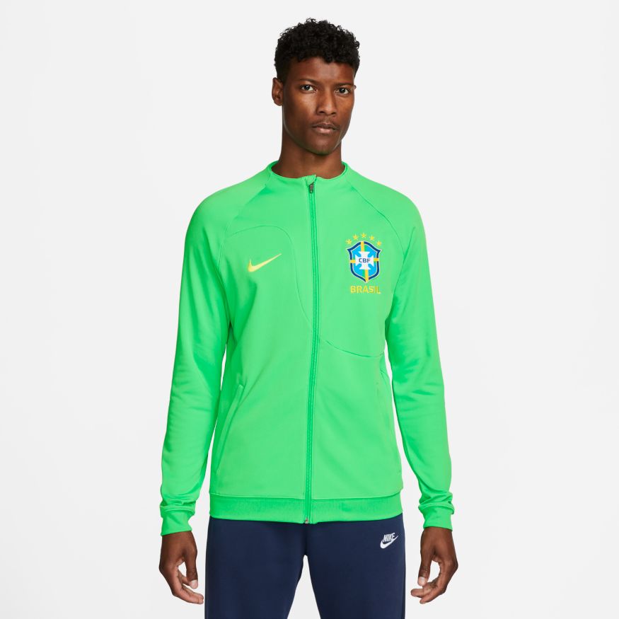 Nike Brazil Academy Pro Men&#39;s Knit Soccer Jacket